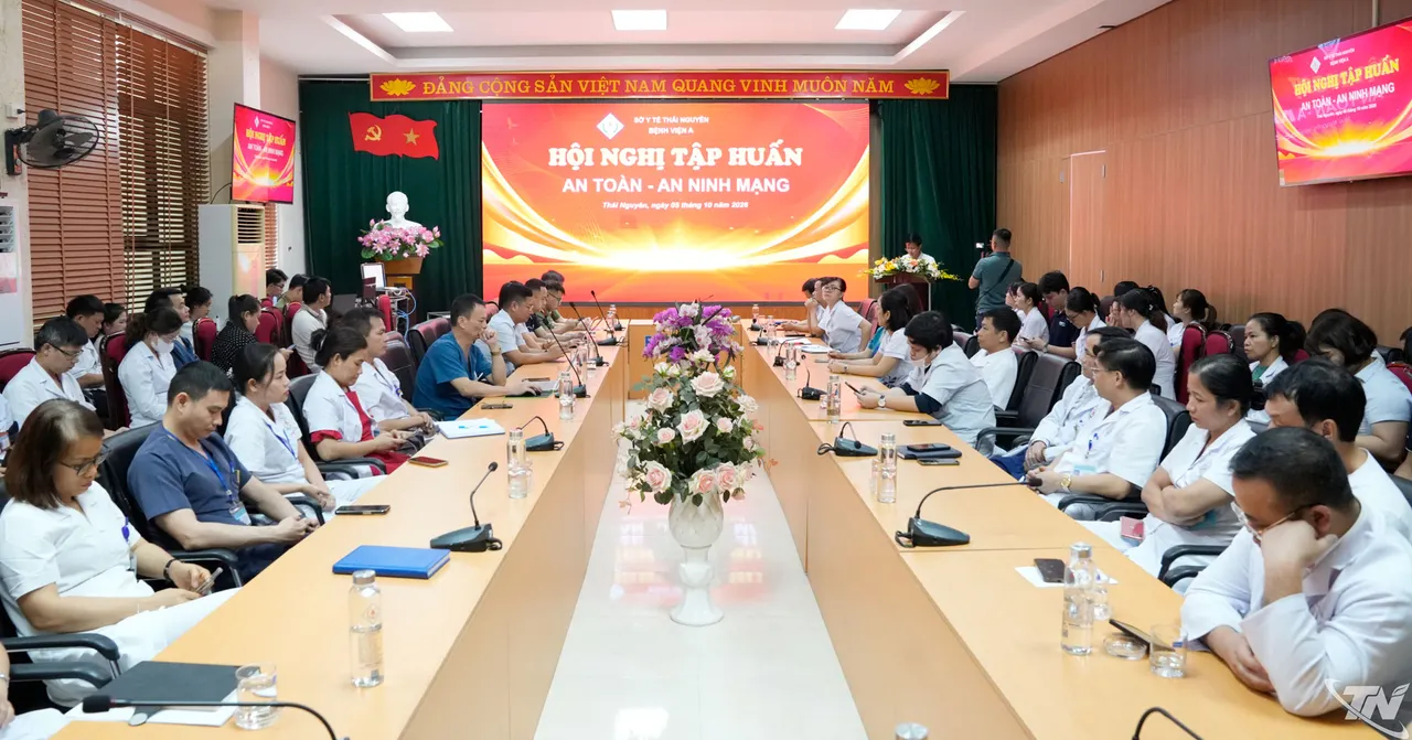Hội nghị tập huấn an toàn - an ninh mạng tại Bệnh viện A