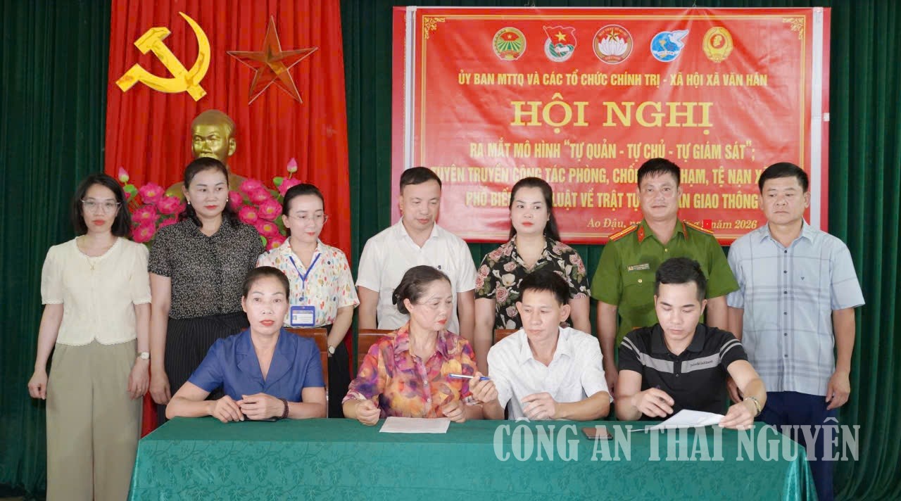 Ra mắt mô hình “khu dân cư tự chủ, tự quản, tự giám sát” tại xóm Ao Đậu