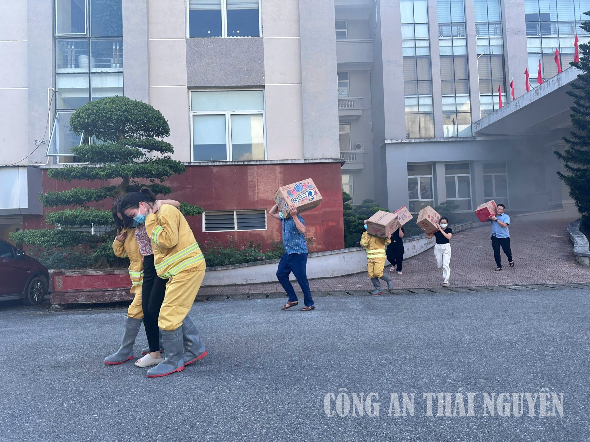 30 09 2026 PC07 thực tập phương án chữa cháy, CNCH tại phường Bắc Kạn 3