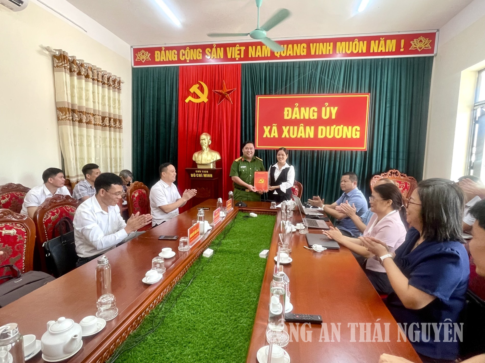 Công an xã tiếp nhận nhiệm vụ cơ quan thường trực Ban Chỉ đạo thực hiện Nghị quyết số 57