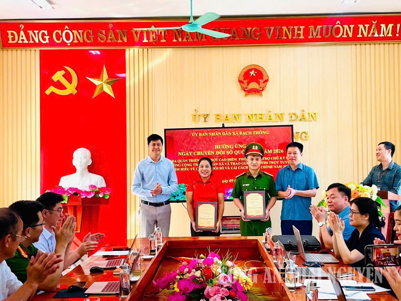 CBCS đạt giải trong cuộc thi trực tuyến do UBND xã Tổ chức