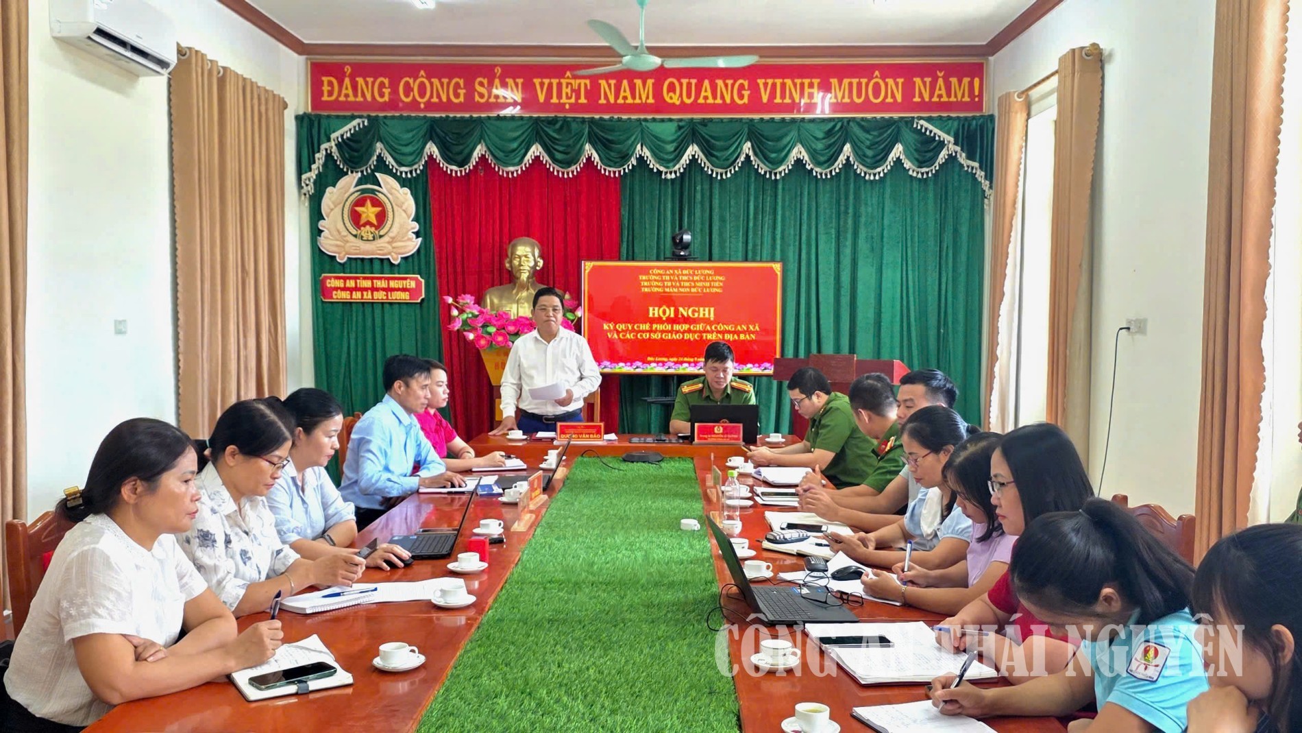 Hội nghị ký kết quy chế phối hợp bảo đảm an ninh, trật tự